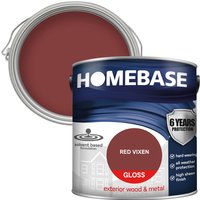 Homebase Exterior Gloss Paint - Red Vixen 2.5L
Homebase Exterior Gloss Paint - Red Vixen 2.5L