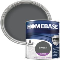 Homebase Exterior Satin Paint - Charcoal 750ml
Homebase Exterior Satin Paint - Charcoal 750ml