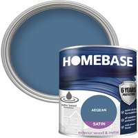 Homebase Exterior Satin Paint - Blazing Blue 750ml
Homebase Exterior Satin Paint - Blazing Blue 750ml