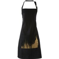 Modern Retro Black Apron