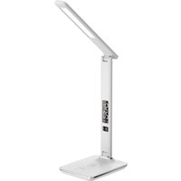 Groov-E Ares LED Desk Lamp Alarm Clock - with Wireless Charging Pad - White
Groov-E Ares LED Desk Lamp Alarm Clock - with Wireless Charging Pad - White