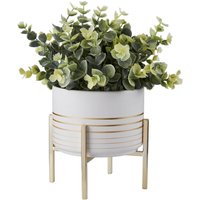 Potted Plant - White with Gold Legs
Potted Plant - White with Gold Legs