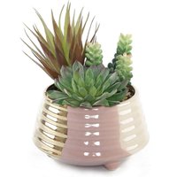 Large Potted Plant - Gold & Blush
Large Potted Plant - Gold & Blush
