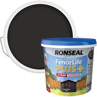 Ronseal Fence Life Plus Paint Tudor Black Oak - 5L
Ronseal Fence Life Plus Paint Tudor Black Oak - 5L