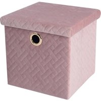 Velvet Quilted Storage Box with Lid - Blush
Velvet Quilted Storage Box with Lid - Blush