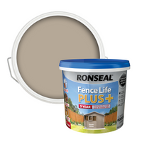 Ronseal Fence Life Plus - Warm Stone - 5L
Ronseal Fence Life Plus - Warm Stone - 5L