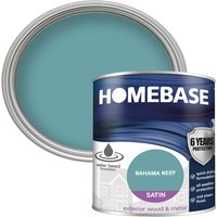 Homebase Exterior Satin Paint - Bahama Reef 750ml
Homebase Exterior Satin Paint - Bahama Reef 750ml