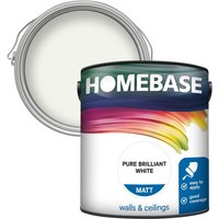 Homebase Matt Paint - Pure Brilliant White 2.5L
Homebase Matt Paint - Pure Brilliant White 2.5L