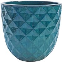 Glazed Geometric Planter in Forest Green - 26cm
Glazed Geometric Planter in Forest Green - 26cm