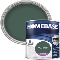 Homebase Exterior Satin Paint - Palm Green 750ml
Homebase Exterior Satin Paint - Palm Green 750ml
