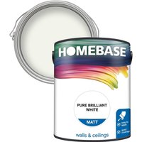 Homebase Matt Paint - Pure Brilliant White 5L
Homebase Matt Paint - Pure Brilliant White 5L