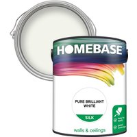 Homebase Silk Paint - Pure Brilliant White 5L
Homebase Silk Paint - Pure Brilliant White 5L