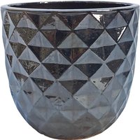 Glazed Geometric Planter Mirror effect - 32cm
Glazed Geometric Planter Mirror effect - 32cm