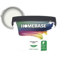 Homebase Silk Paint - Pure Brilliant White 10L
Homebase Silk Paint - Pure Brilliant White 10L