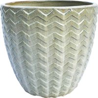 Glazed Zig Zag Planter in Cream - 44cm
Glazed Zig Zag Planter in Cream - 44cm