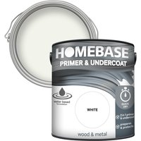 Homebase Interior Quick Dry Primer Undercoat - White 2.5L
Homebase Interior Quick Dry Primer Undercoat - White 2.5L