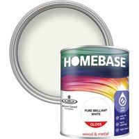 Homebase Interior Non Drip Gloss Paint - Brilliant White 750ml
Homebase Interior Non Drip Gloss Paint - Brilliant White 750ml