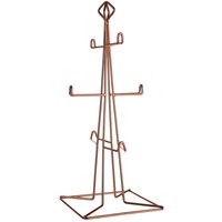 Vertex 6 Cup Mug Tree - Copper Finish
Vertex 6 Cup Mug Tree - Copper Finish