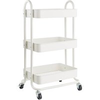 3 Tier Storage Trolley - White
3 Tier Storage Trolley - White