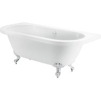 Bathstore Belmont Back to Wall Roll Top Bath with Silver Feet
Bathstore Belmont Back to Wall Roll Top Bath with Silver Feet