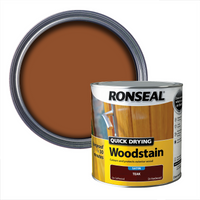 Ronseal Quick Drying Woodstain Teak Satin - 2.5L
Ronseal Quick Drying Woodstain Teak Satin - 2.5L