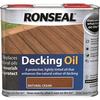 Ronseal Decking Oil Natural Cedar - 2.5L
Ronseal Decking Oil Natural Cedar - 2.5L