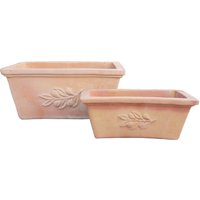 Terracotta Trough Leaf effect - 45cm
Terracotta Trough Leaf effect - 45cm