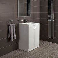 Bathstore Alpine Duo 600mm Basin and Floorstanding Vanity Unit - Gloss White
Bathstore Alpine Duo 600mm Basin and Floorstanding Vanity Unit - Gloss White