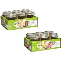 Ball Mason Jars - Pack of 12 - 240ml - Regular Mouth
Ball Mason Jars - Pack of 12 - 240ml - Regular Mouth