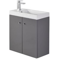 Bathstore Alpine Duo 495mm Basin and Wall Hung Vanity Unit - Gloss Grey
Bathstore Alpine Duo 495mm Basin and Wall Hung Vanity Unit - Gloss Grey