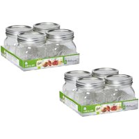 Ball Mason Jars - Pack of 8 - 490ml - Wide Mouth
Ball Mason Jars - Pack of 8 - 490ml - Wide Mouth