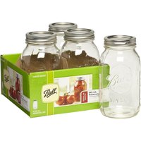 Ball Mason Jars - Pack of 4 - 945ml - Regular Mouth
Ball Mason Jars - Pack of 4 - 945ml - Regular Mouth