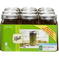 Ball Mason Jars - Pack of 9 - 710ml - Wide Mouth
Ball Mason Jars - Pack of 9 - 710ml - Wide Mouth