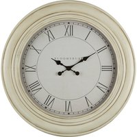 Wall Clock - Washed White