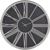 Baillie Wall Clock - Chrome & Black
Baillie Wall Clock - Chrome & Black