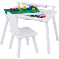Multi-purpose Writing Table & Chair with Construction Board - White
Multi-purpose Writing Table & Chair with Construction Board - White