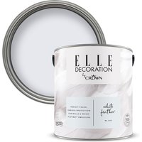 ELLE Decoration by Crown Flat Matt Paint - White Feather 2.5L
ELLE Decoration by Crown Flat Matt Paint - White Feather 2.5L