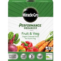 Miracle-Gro Performance Organics Fruit & Veg Food - 1kg
Miracle-Gro Performance Organics Fruit & Veg Food - 1kg