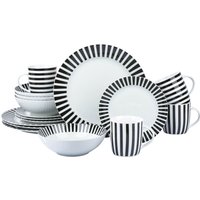 Stripe 16 Piece Dinner Set - Black
Stripe 16 Piece Dinner Set - Black