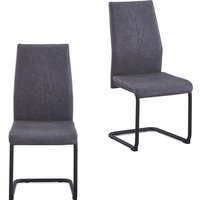 Skelby Cantilever Dining Chairs - Set of 2 - Grey
Skelby Cantilever Dining Chairs - Set of 2 - Grey
