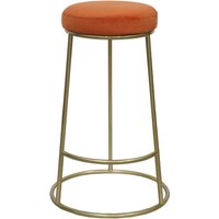 Velvet Bar Stool - Burnt Orange
Velvet Bar Stool - Burnt Orange