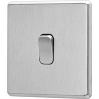 Arlec Fusion 10A 1Gang 2Way Stainless Steel Single light switch
Arlec Fusion 10A 1Gang 2Way Stainless Steel Single light switch