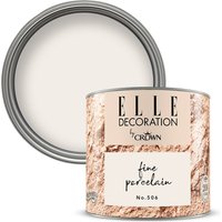 ELLE Decoration by Crown Flat Matt Paint - Fine Porcelain 125ml
ELLE Decoration by Crown Flat Matt Paint - Fine Porcelain 125ml
