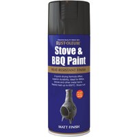 Rust-Oleum Black - Stove and BBQ Spray Paint - 400ml
Rust-Oleum Black - Stove and BBQ Spray Paint - 400ml