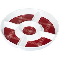 Highland Tartan Round Chip & Dip