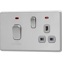 Arlec Fusion 45A 1Gang Stainless Steel Cooker Switch
Arlec Fusion 45A 1Gang Stainless Steel Cooker Switch