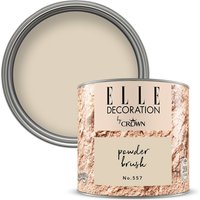 ELLE Decoration by Crown Flat Matt Paint - Powder Brush 125ml
ELLE Decoration by Crown Flat Matt Paint - Powder Brush 125ml