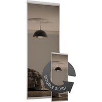 Duo Sliding Wardrobe Door Bronze Mirror with Aluminium frame (W)914mm
Duo Sliding Wardrobe Door Bronze Mirror with Aluminium frame (W)914mm
