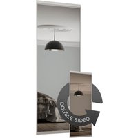 Duo Sliding Wardrobe Door Bronze Mirror / Silver Mirror with Aluminium frame (W)762mm 
Duo Sliding Wardrobe Door Bronze Mirror / Silver Mirror with Aluminium frame (W)762mm