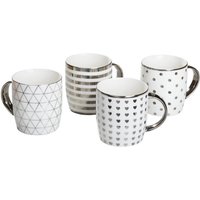 Silver Chrome Mugs - 4 Piece Set
Silver Chrome Mugs - 4 Piece Set